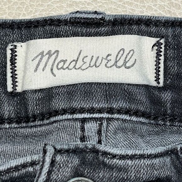 Madewell 9" High Rise Skinny Exposed Button Front Jeans Size 28T - Picture 4 of 15